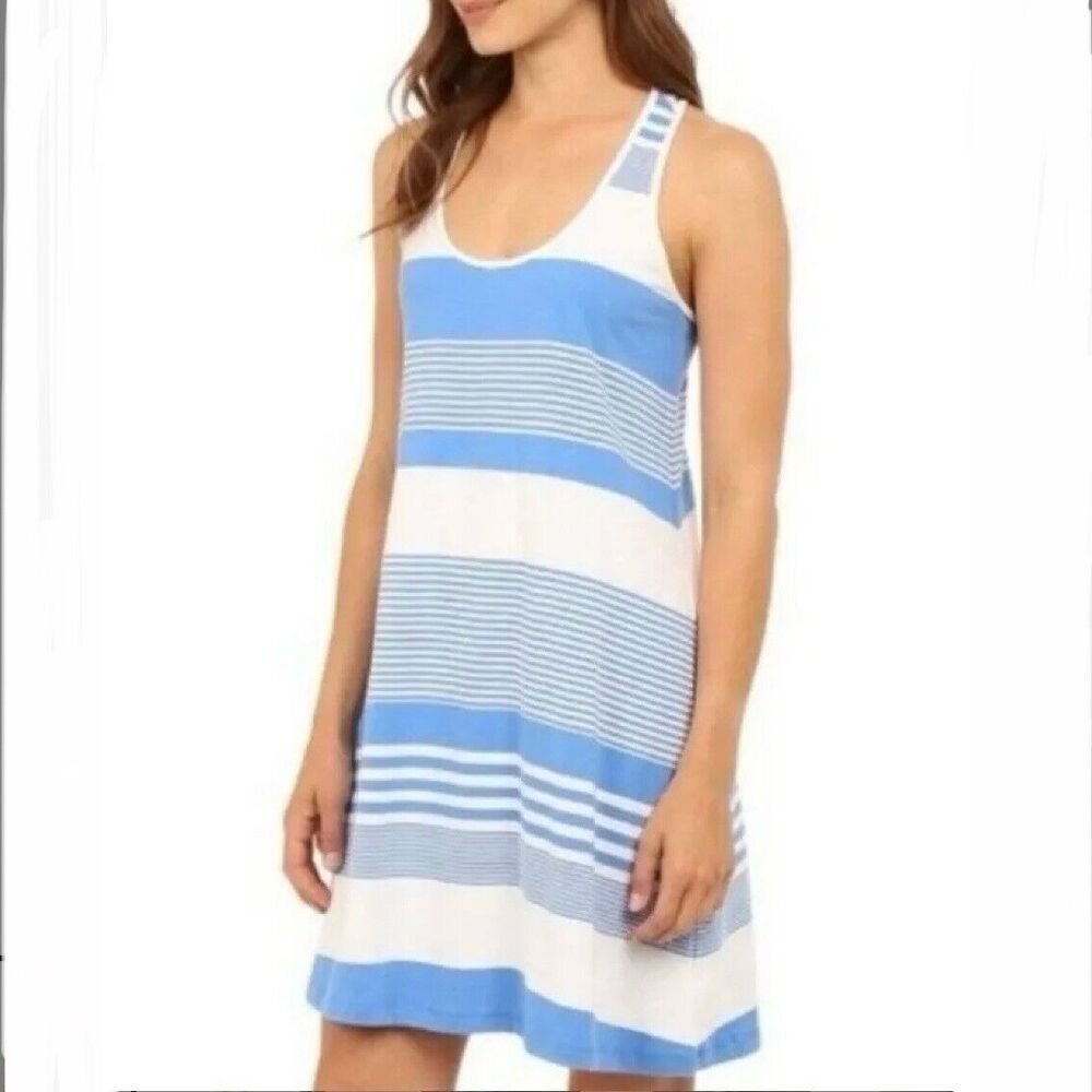 Lilly Pulitzer Melle Dress In Blue Coconut Stripe Size XS